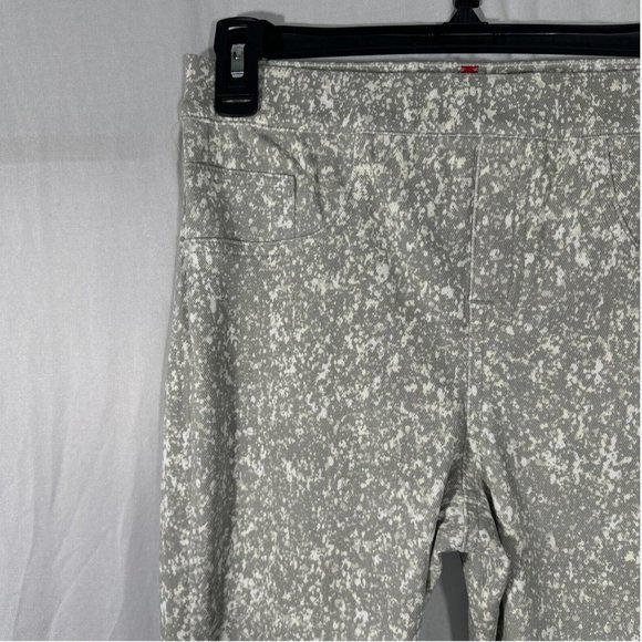 NWT $98‎ Spanx [ Small ] Ankle Jean-ish Leggings in Speckled Grey White - Picture 9 of 13